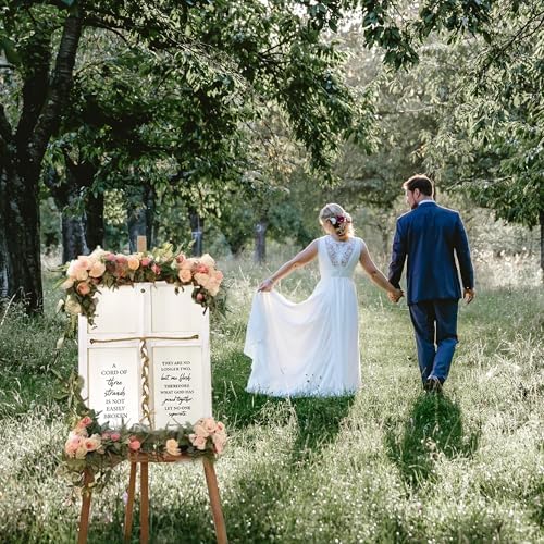 Three Strands Wedding Unity Sign 17x23in
