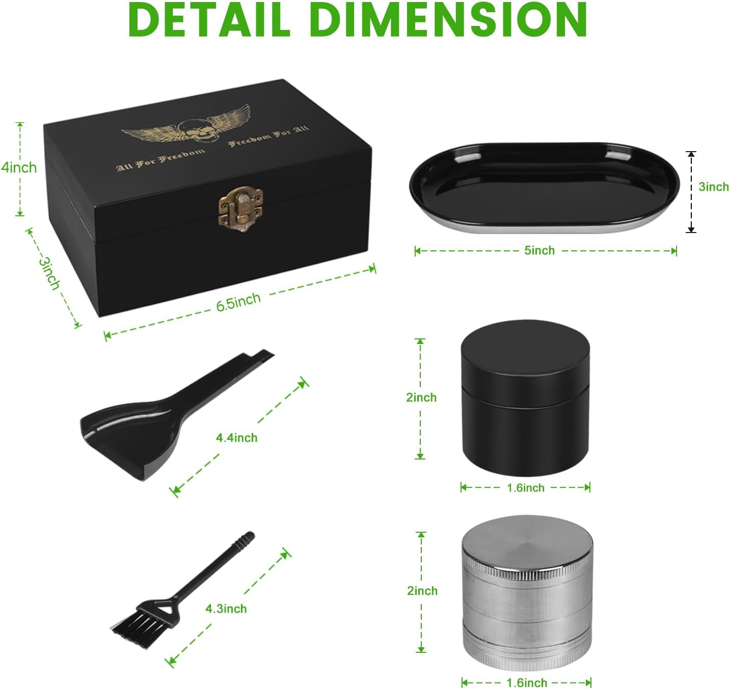 Premium Wooden Storage Box Combo Kit