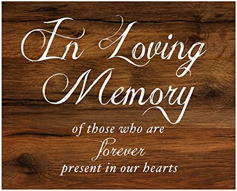 In Loving Memory Wedding Sign