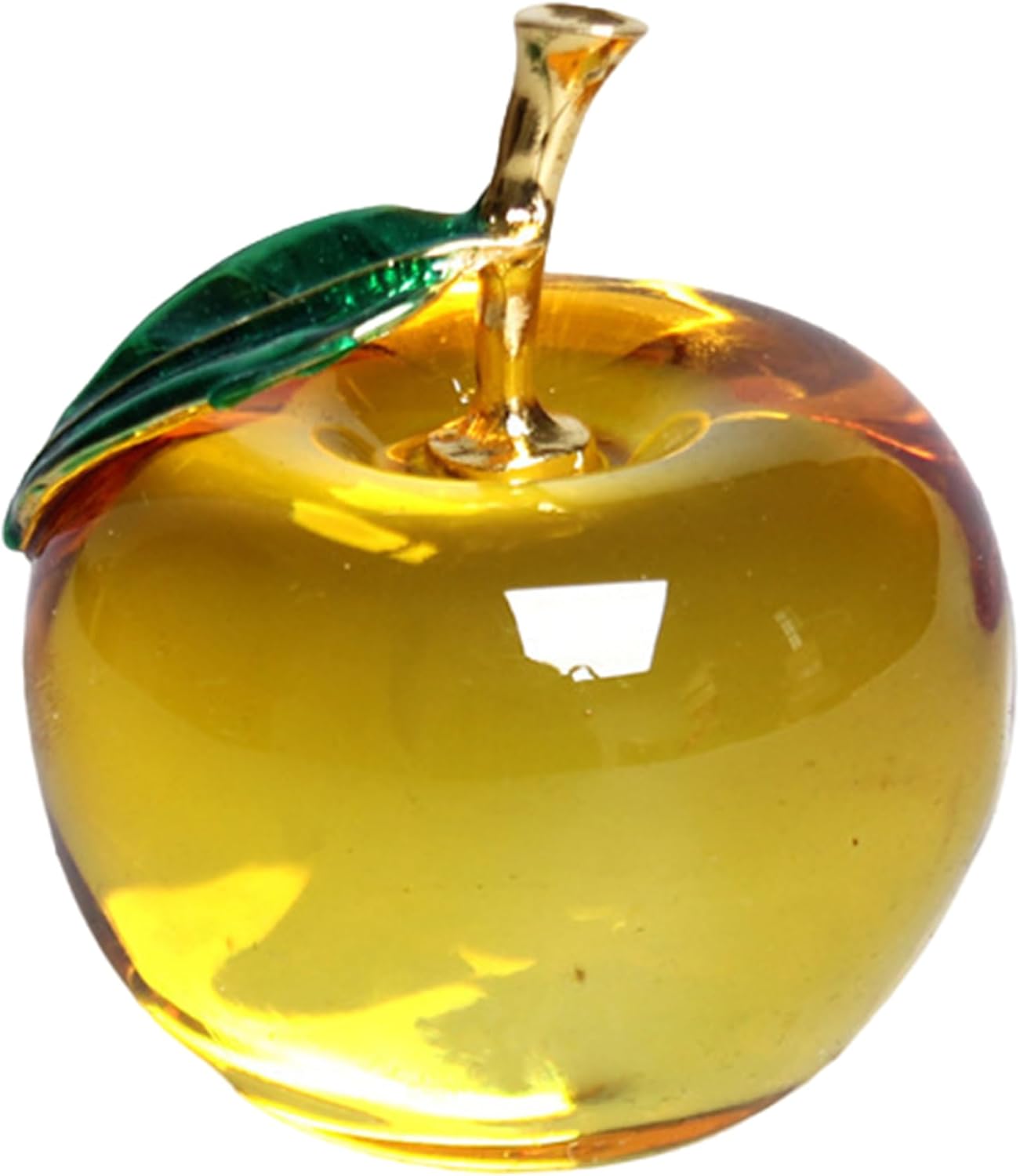 CUCUFA Crystal Glass Fruit Ornament Collectible