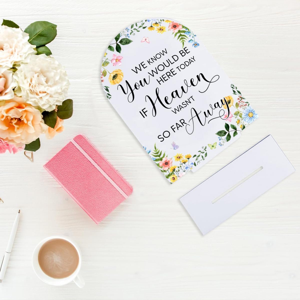 Wedding Memorial Sign with Gold Decor