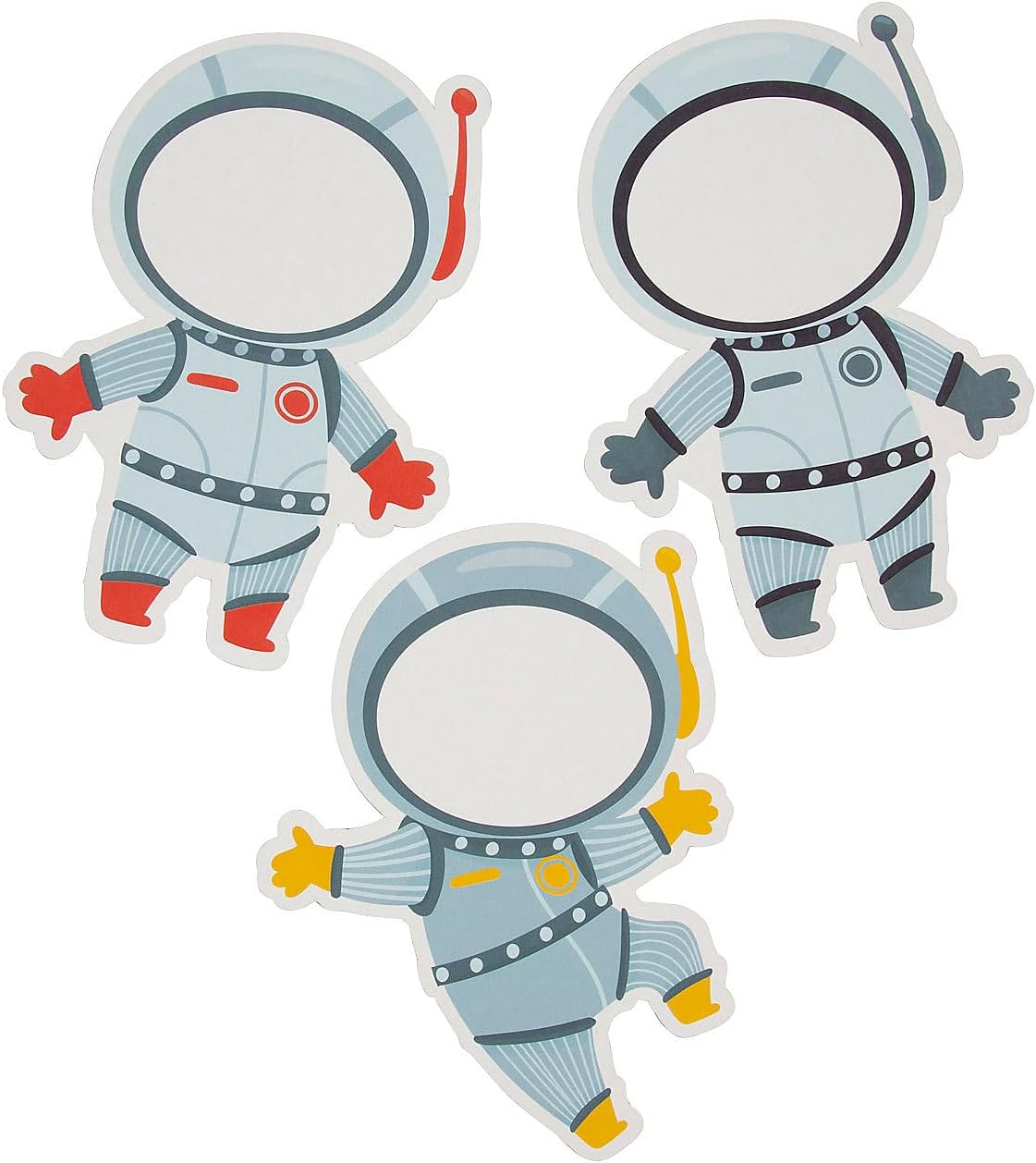 Fun Express Space Astronaut Classroom Bulletin Board Cutouts Bulk 48 Pc