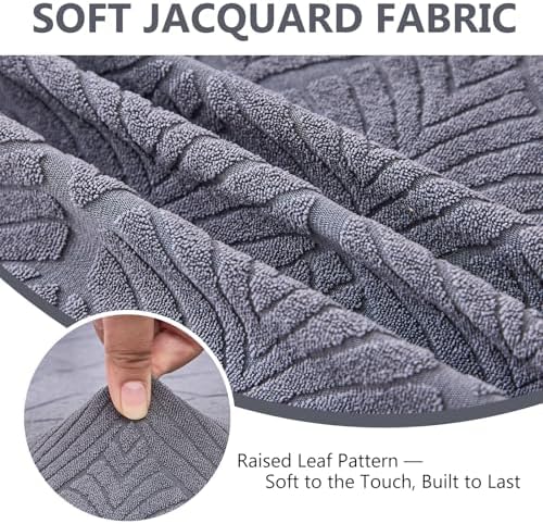 Genina Waterproof Couch Cushion Cover - Stretch Fit 1 Piece Dark Gray