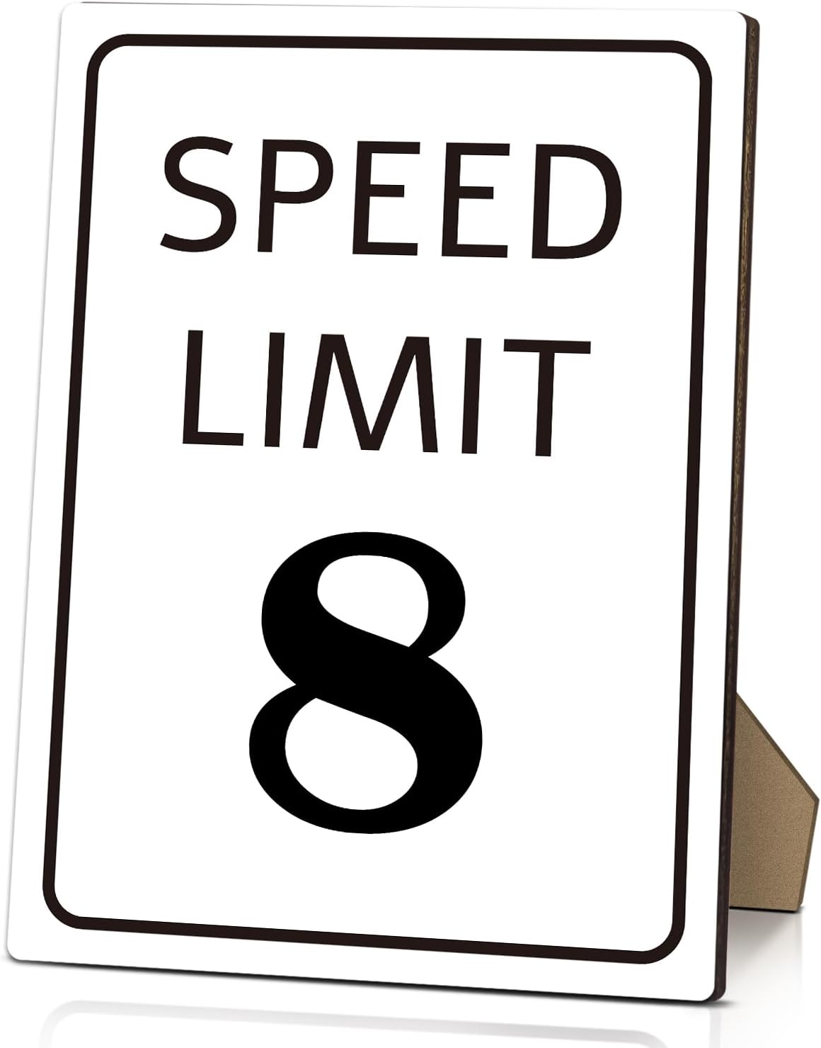 Race Car Birthday Sign with Stand 8x11 Inch 1