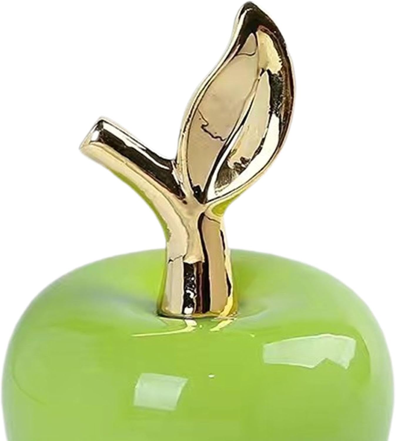 MagiDeal Ceramic Apples Statue Modern Home Decor