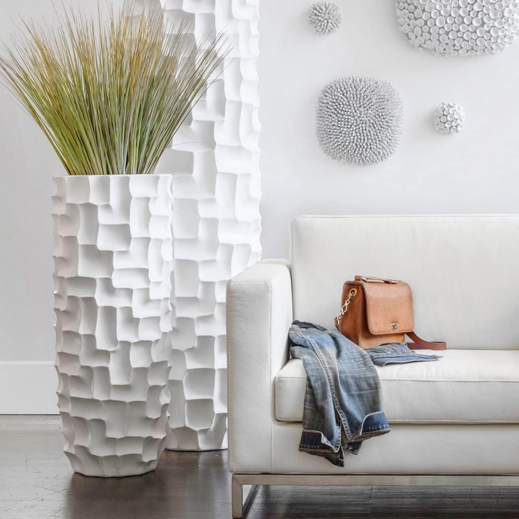 Hosley Set of 2 Nimbus White Orb Wall Decor