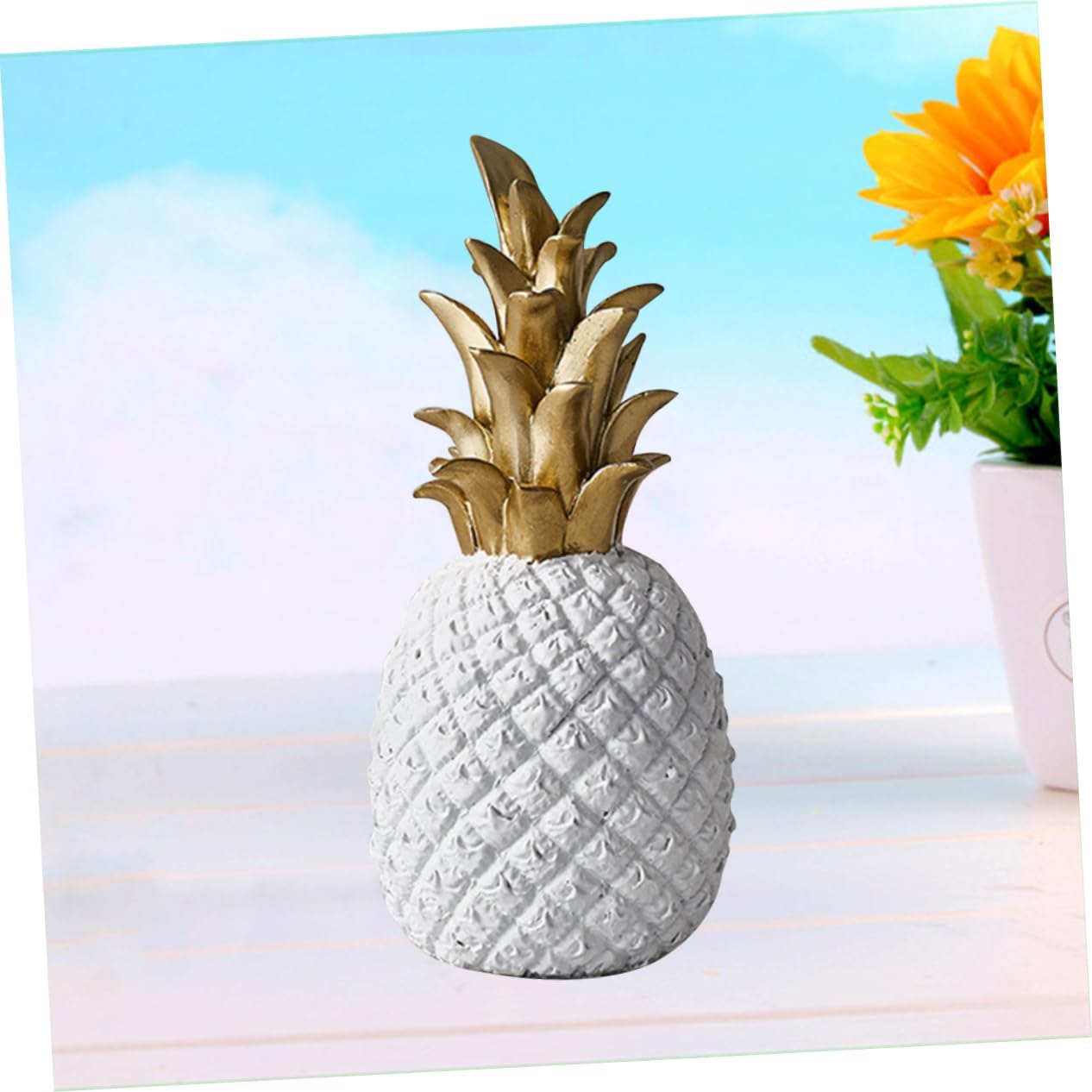 Amosfun Artificial Pineapple Decor for Home and Wedding Centerpieces