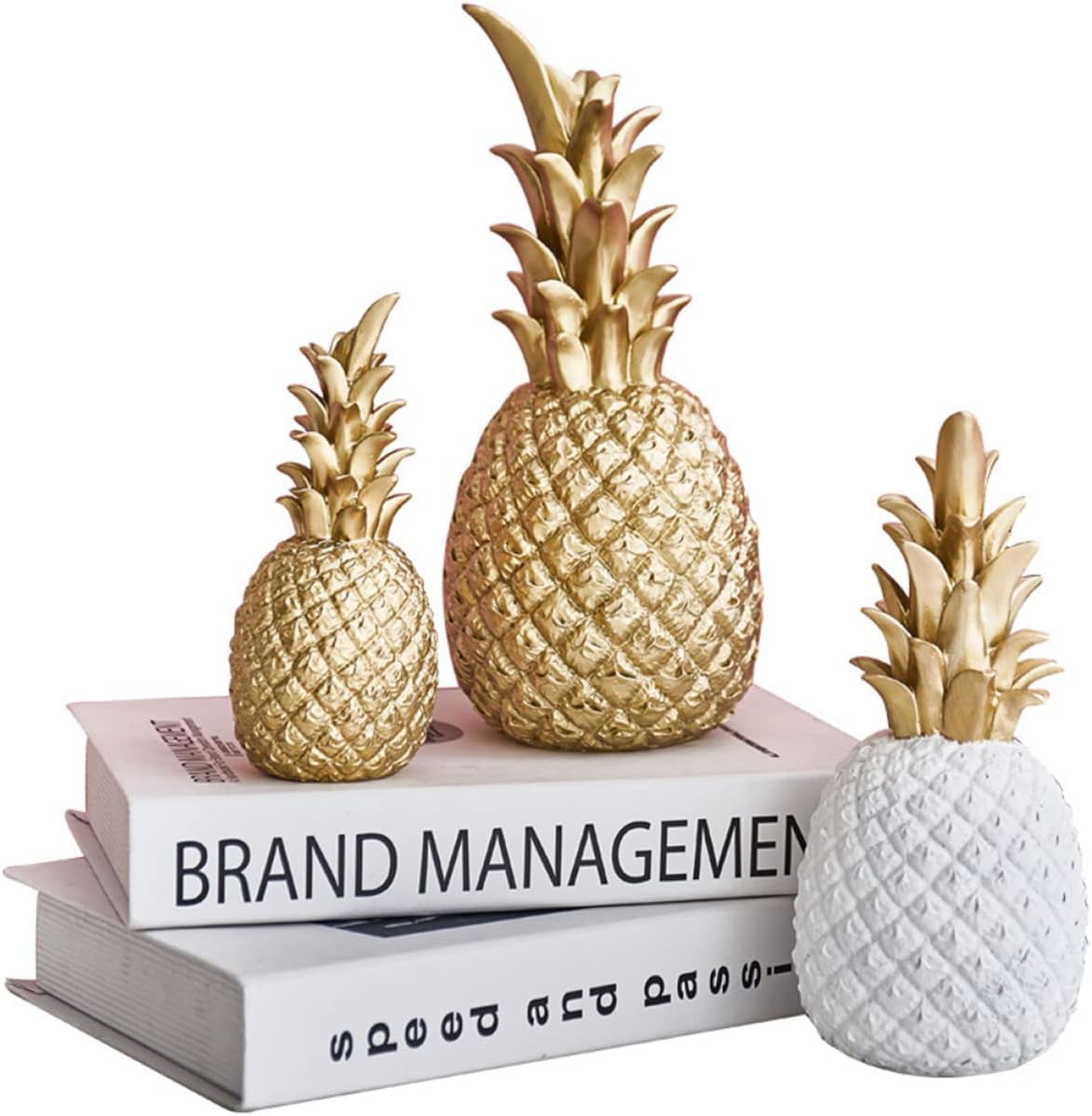 Resin Pineapple Desk Decor - Modern Farmhouse Style