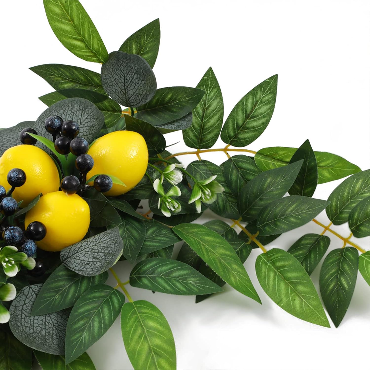 256 Inch Artificial Lemon Swag for Front Door