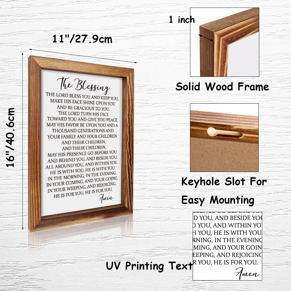 CHDITB Psalm 91 Framed Wood Sign 11x16