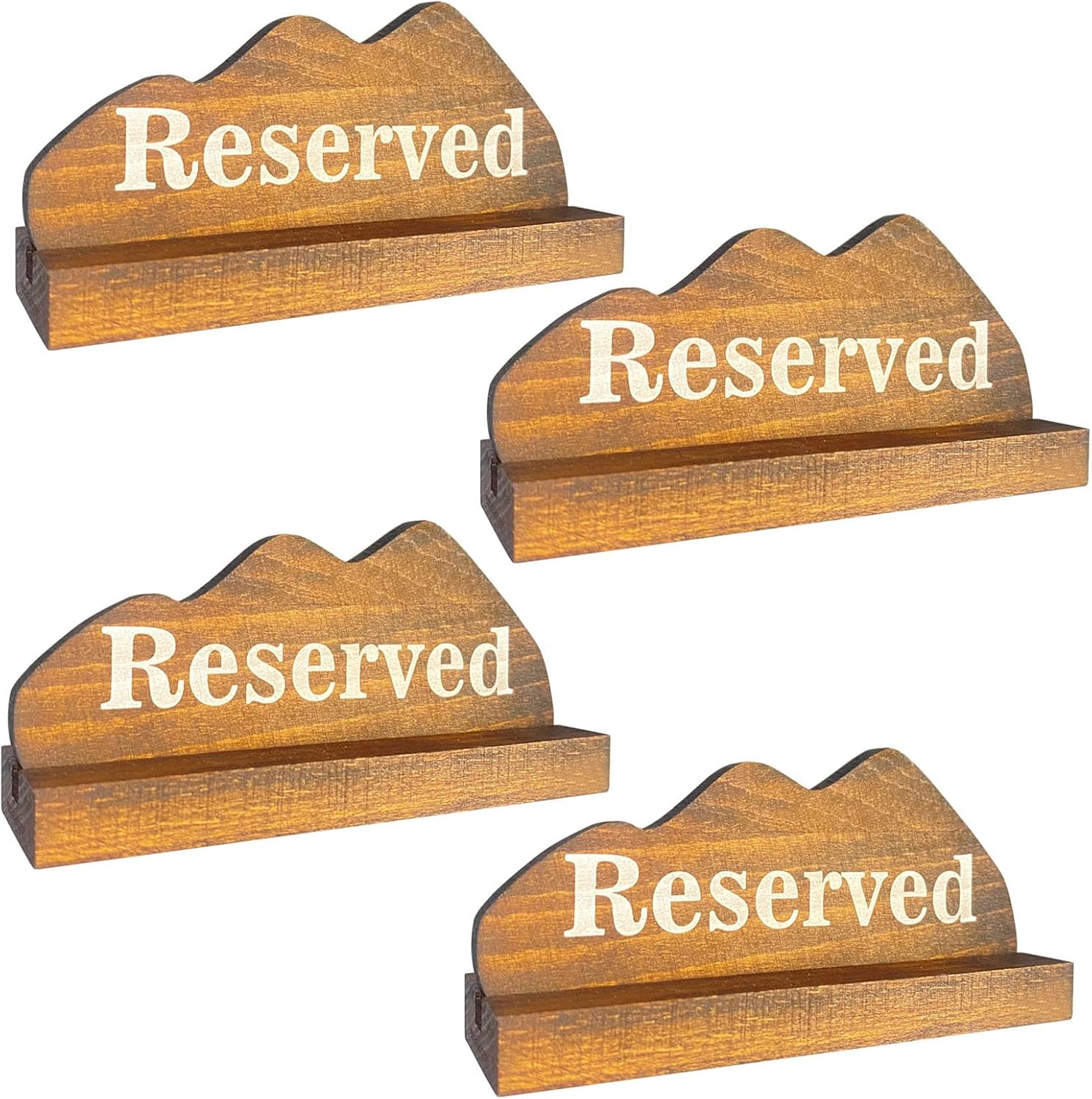 4PCS Heavy Wind Resistant Table Signs for Outdoor Events
