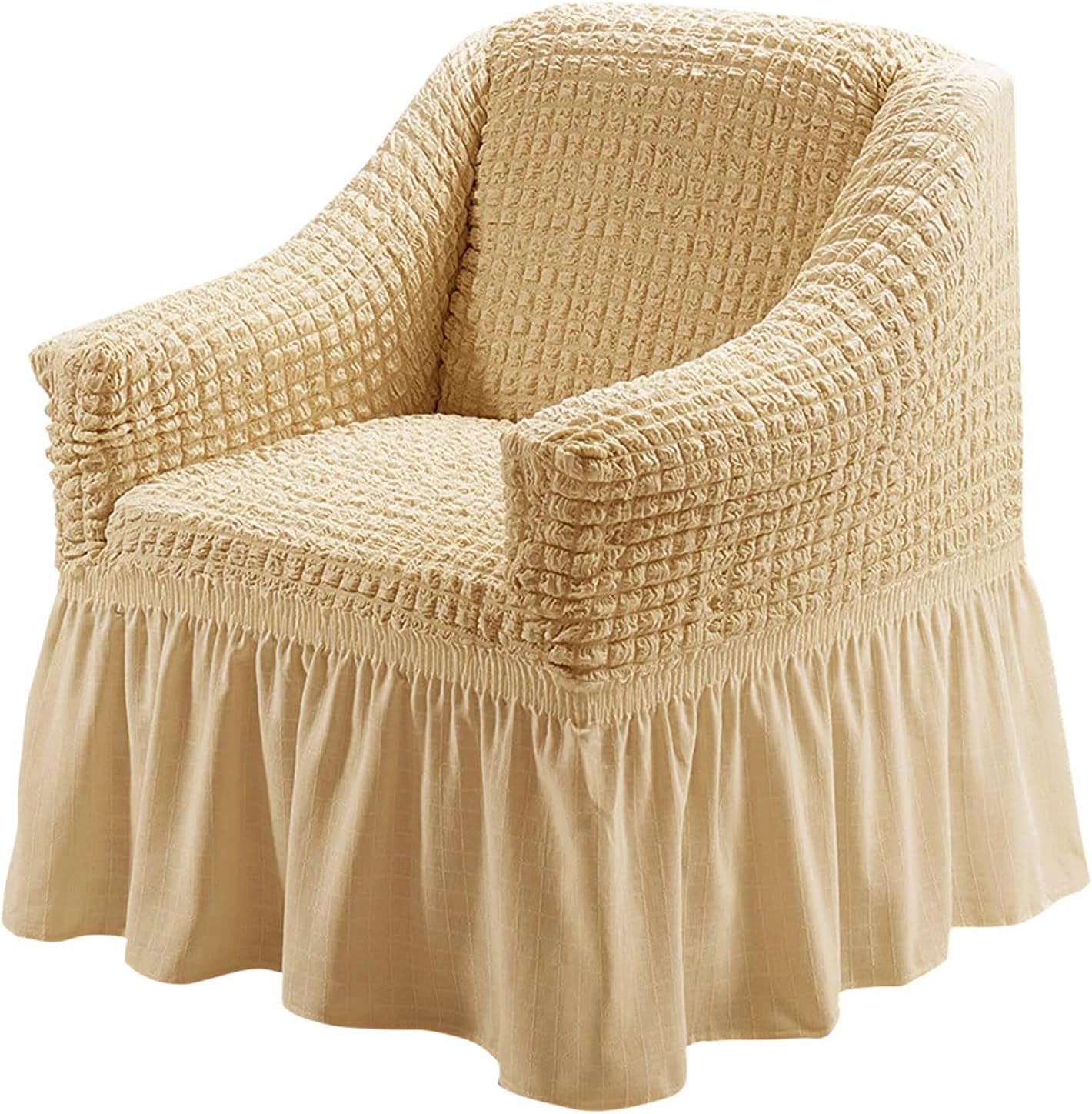 Jeloris Stretch Armchair Slipcover with Skirt