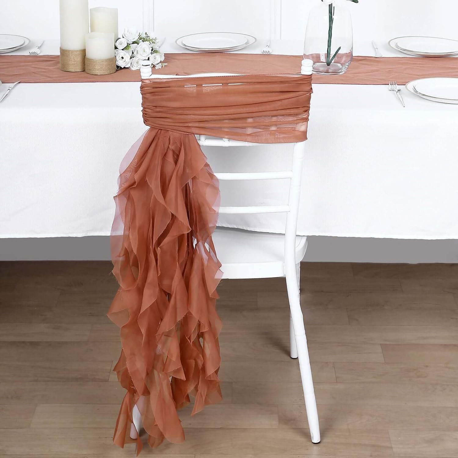 Efavormart Premium Wedding Chair Sashes Set