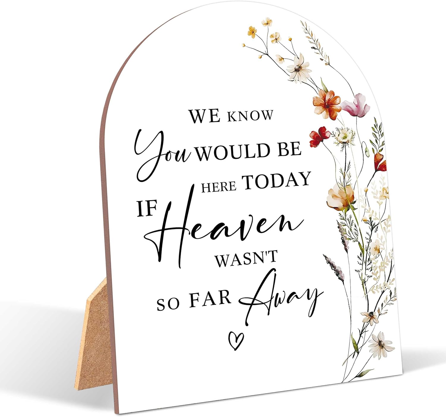 Wildflower Memorial Sign Wedding Reception Decor
