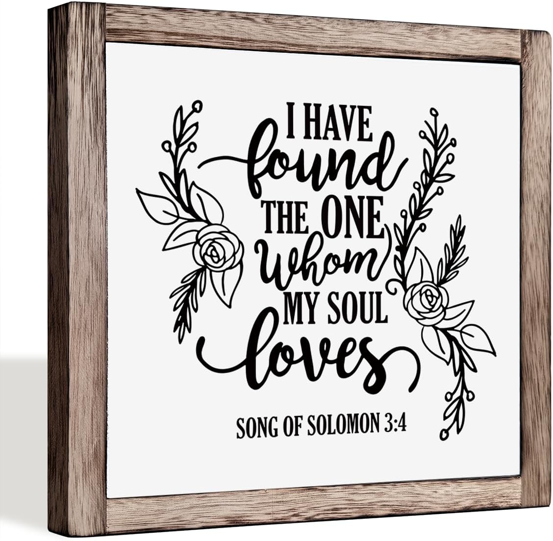 Biblical Love Scripture Wall Decor Christian Wedding Gift