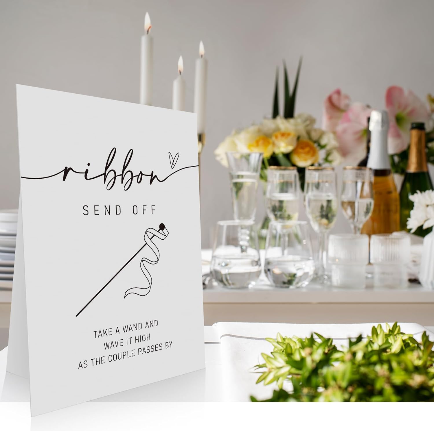 OXEDP Ribbon Send Off Sign 8x11 Inch