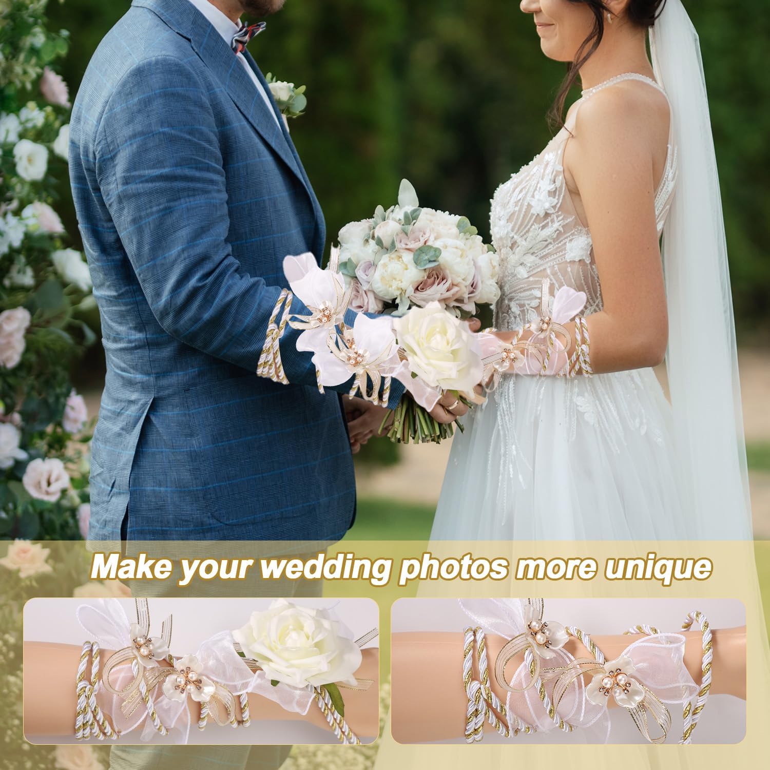 White Wedding Lasso Rope Unity Cord for Ceremony