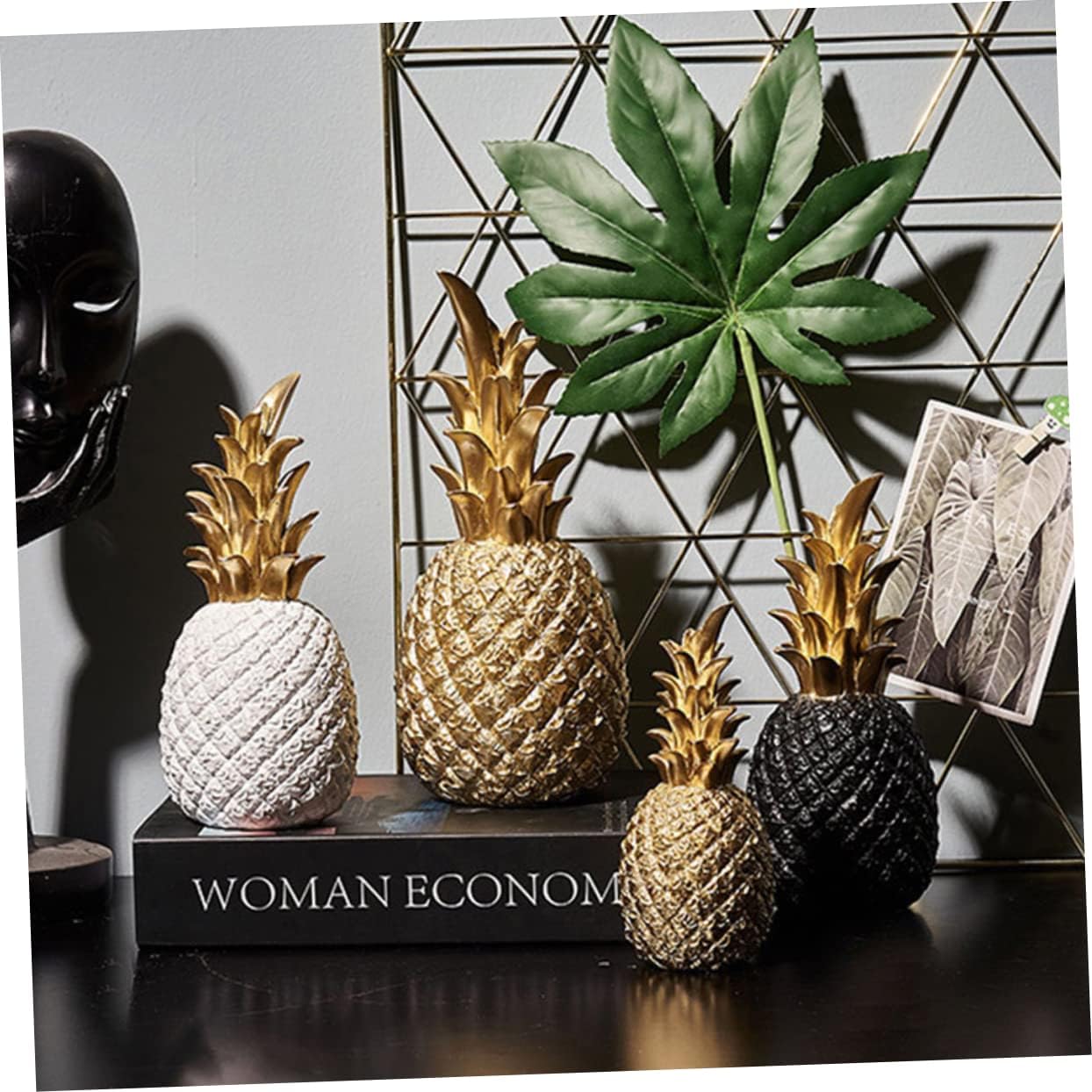 Amosfun Artificial Pineapple Decor for Home and Wedding Centerpieces