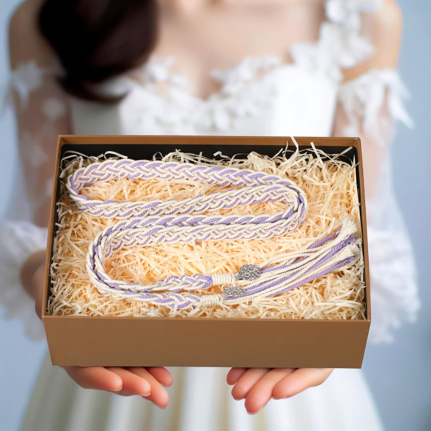 Handfasting Cord Wedding Lasso with Pendants