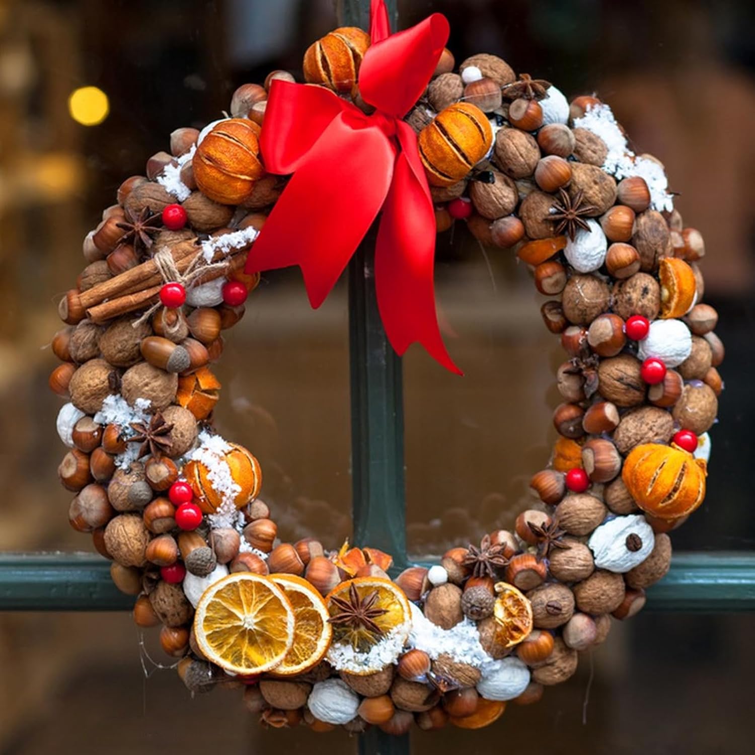 Milageto 20 Pcs Natural Dried Acorns Christmas Decor