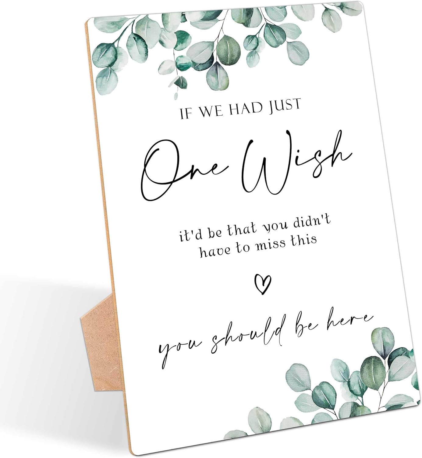 Wedding Memorial Sign with Stand - LD28