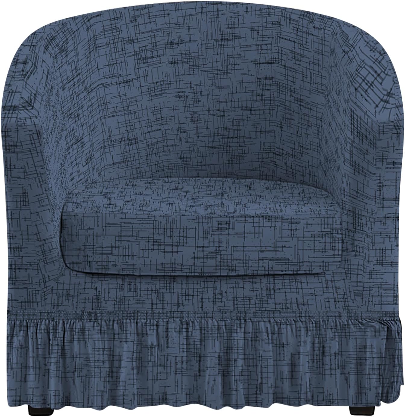 FUANGUI 2 Piece Club Chair Slipcover Set