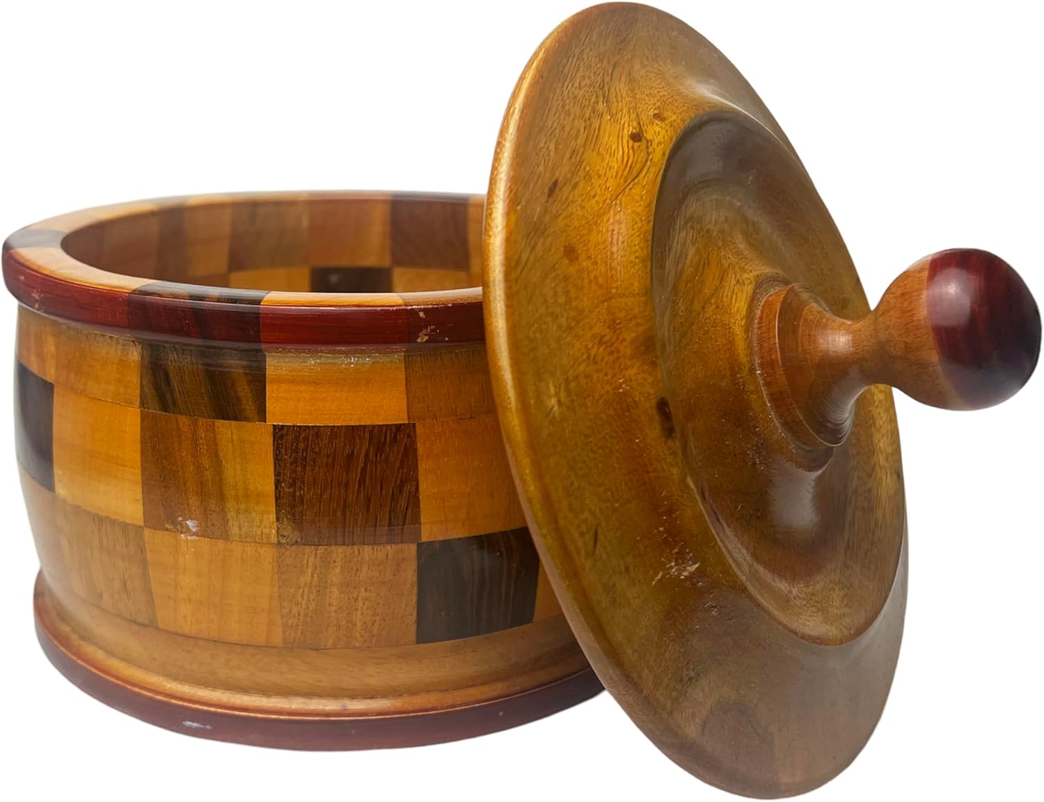 Sopera de Orula 7x45 Inch Wooden Bowl With Lid
