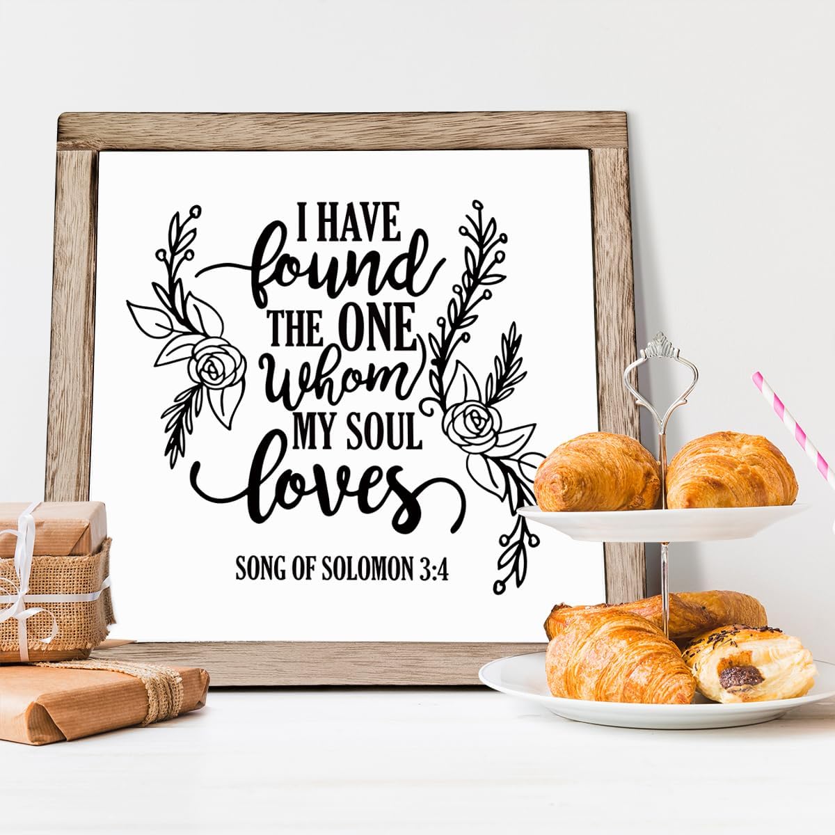 Biblical Love Scripture Wall Decor Christian Wedding Gift