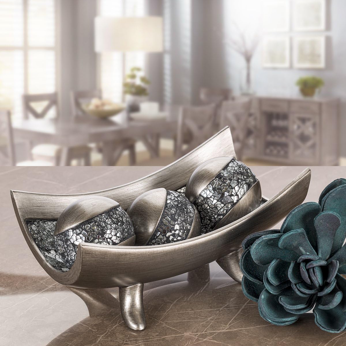 Creative Scents Schonwerk Silver Centerpiece Bowl