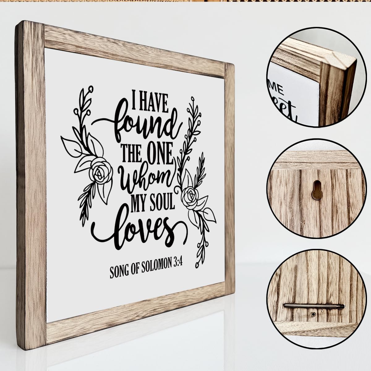 Biblical Love Scripture Wall Decor Christian Wedding Gift