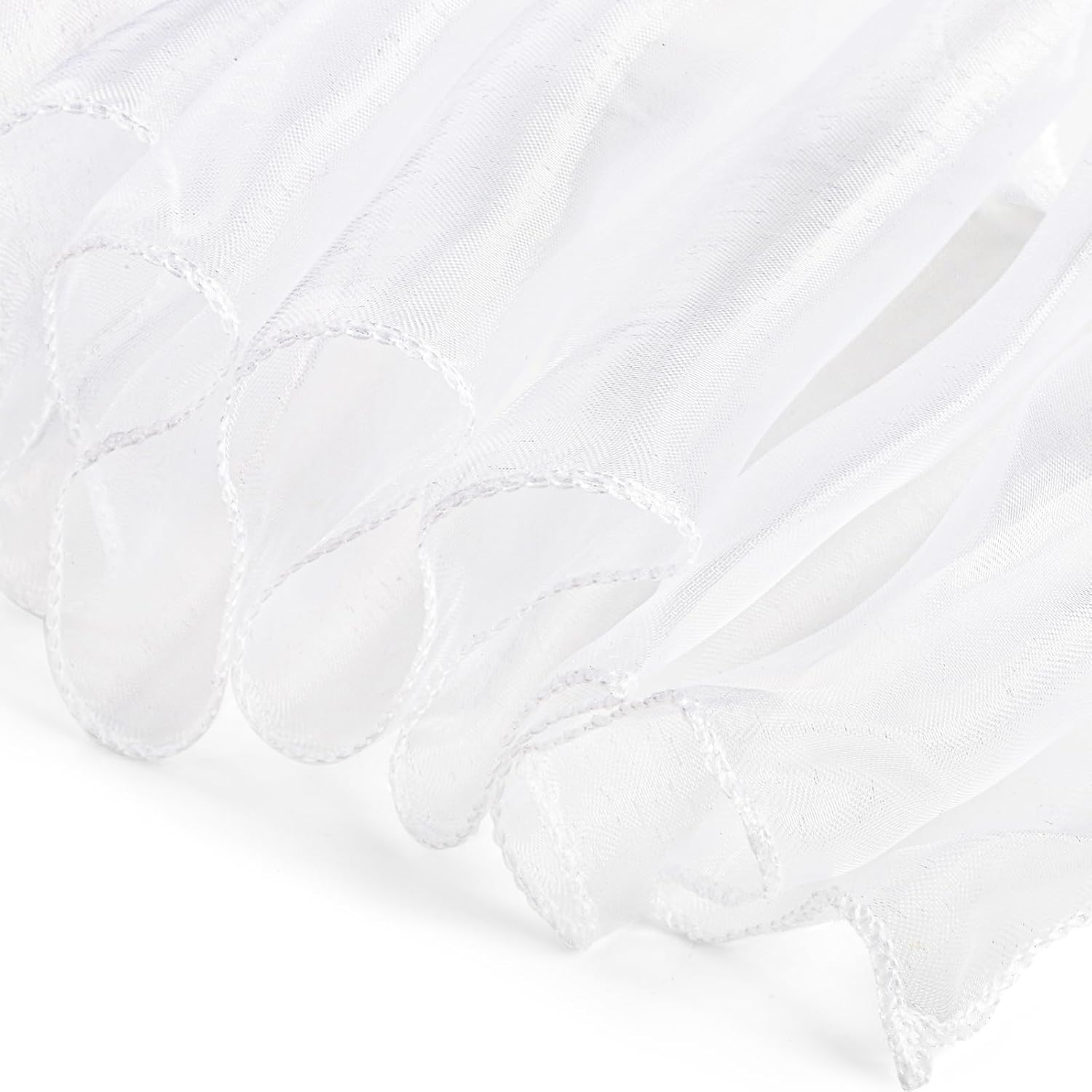 Tosnail 30 Pack White Organza Chair Sashes