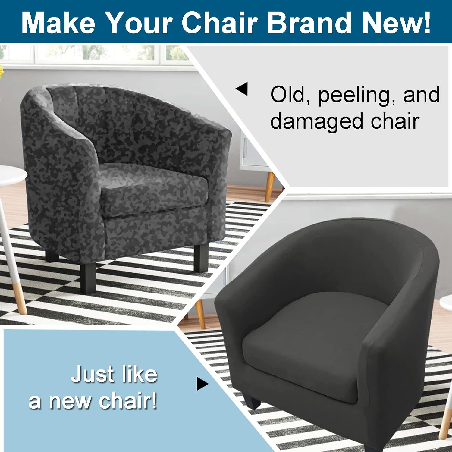 WOMACO 2 Piece Armchair Slipcover with Cushion