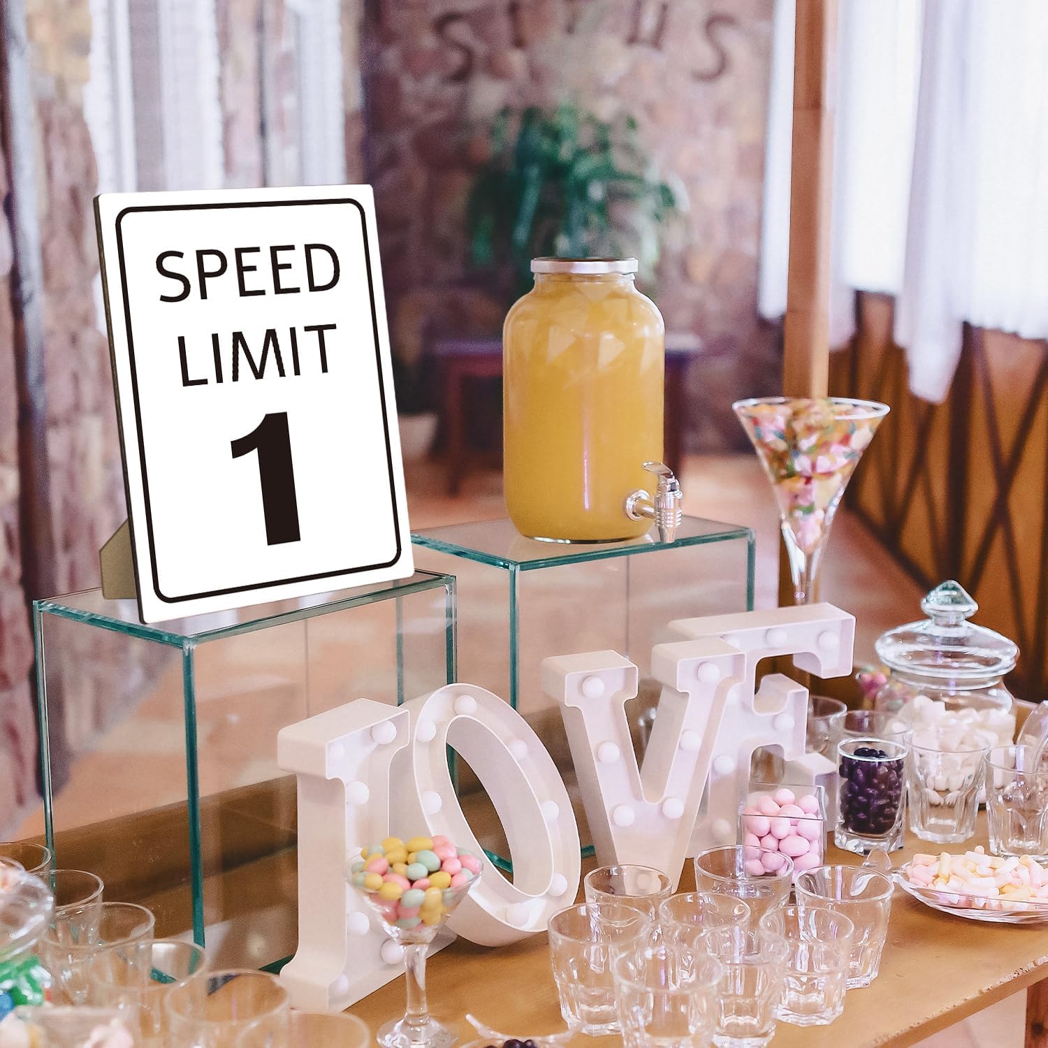 Race Car Birthday Sign with Stand 8x11 Inch