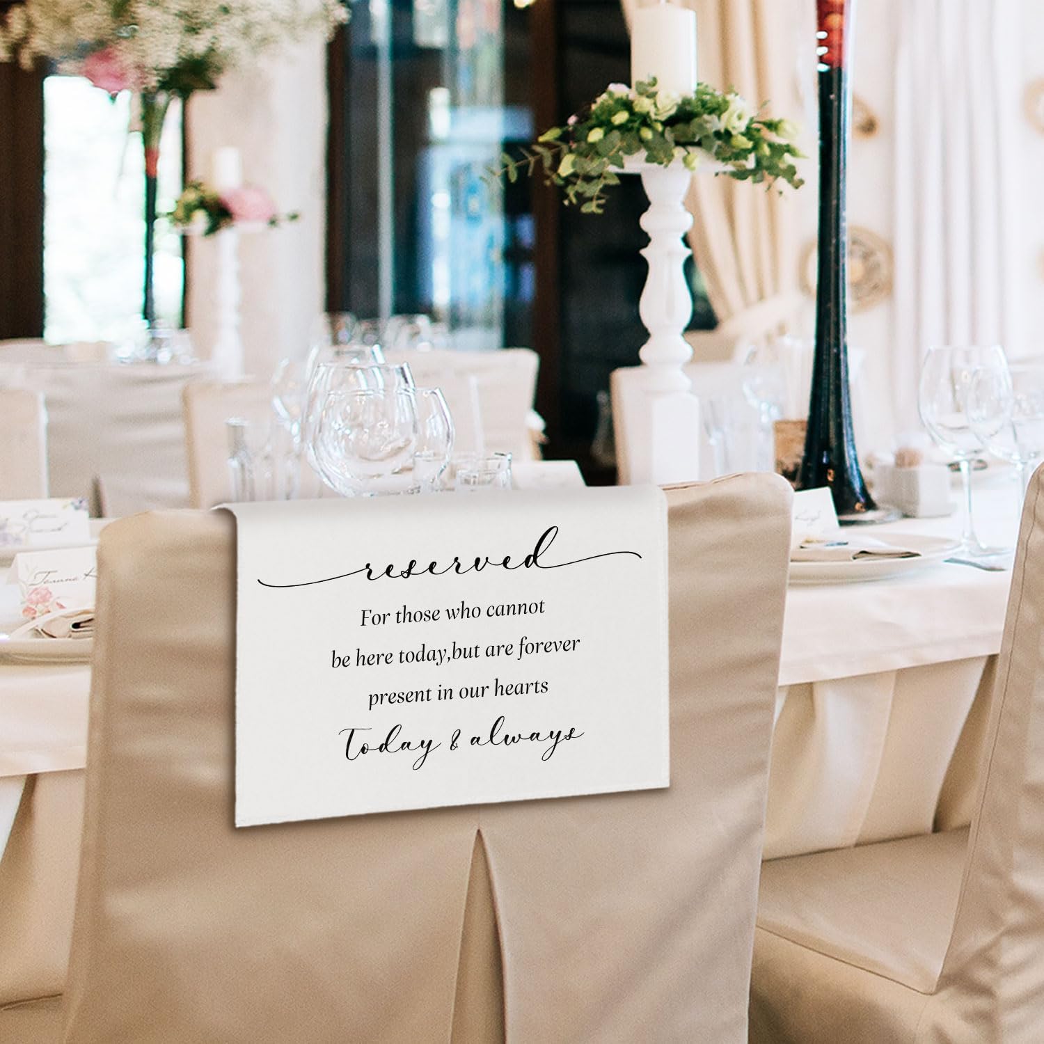 In Loving Memory Wedding Sign 1 Pc Reserved Seat Cloth