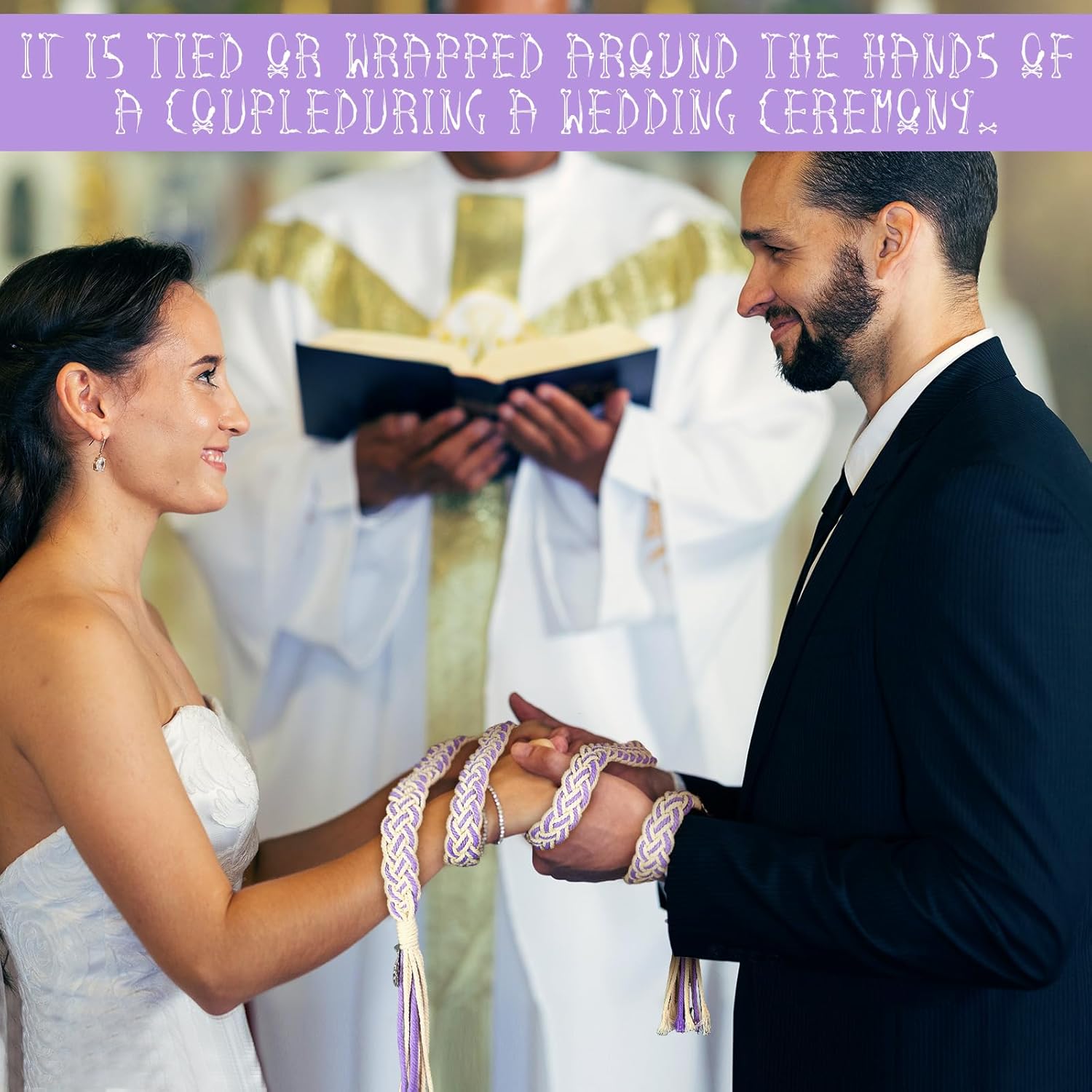 Handfasting Cord Wedding Lasso with Pendants