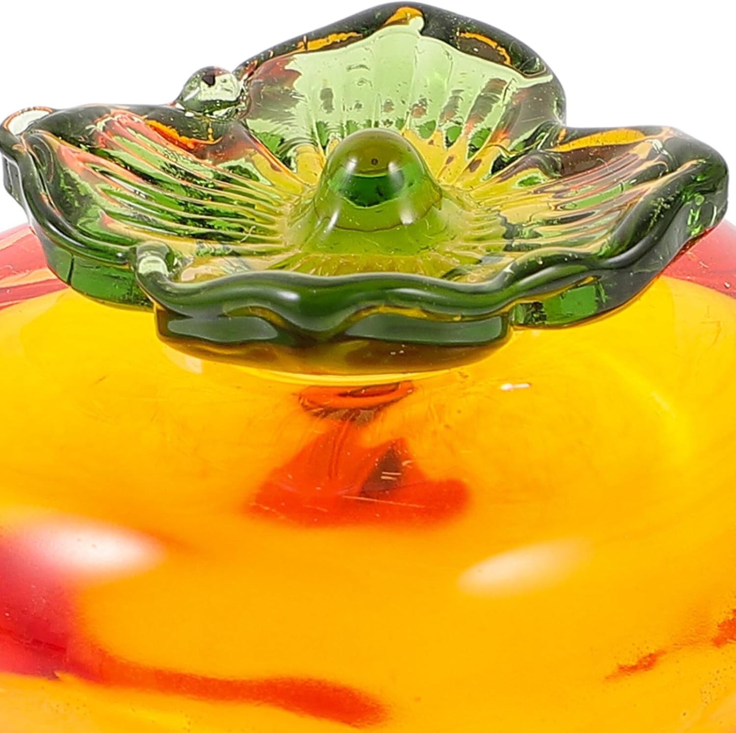 ABOOFAN Crystal Persimmon Figurine Decor