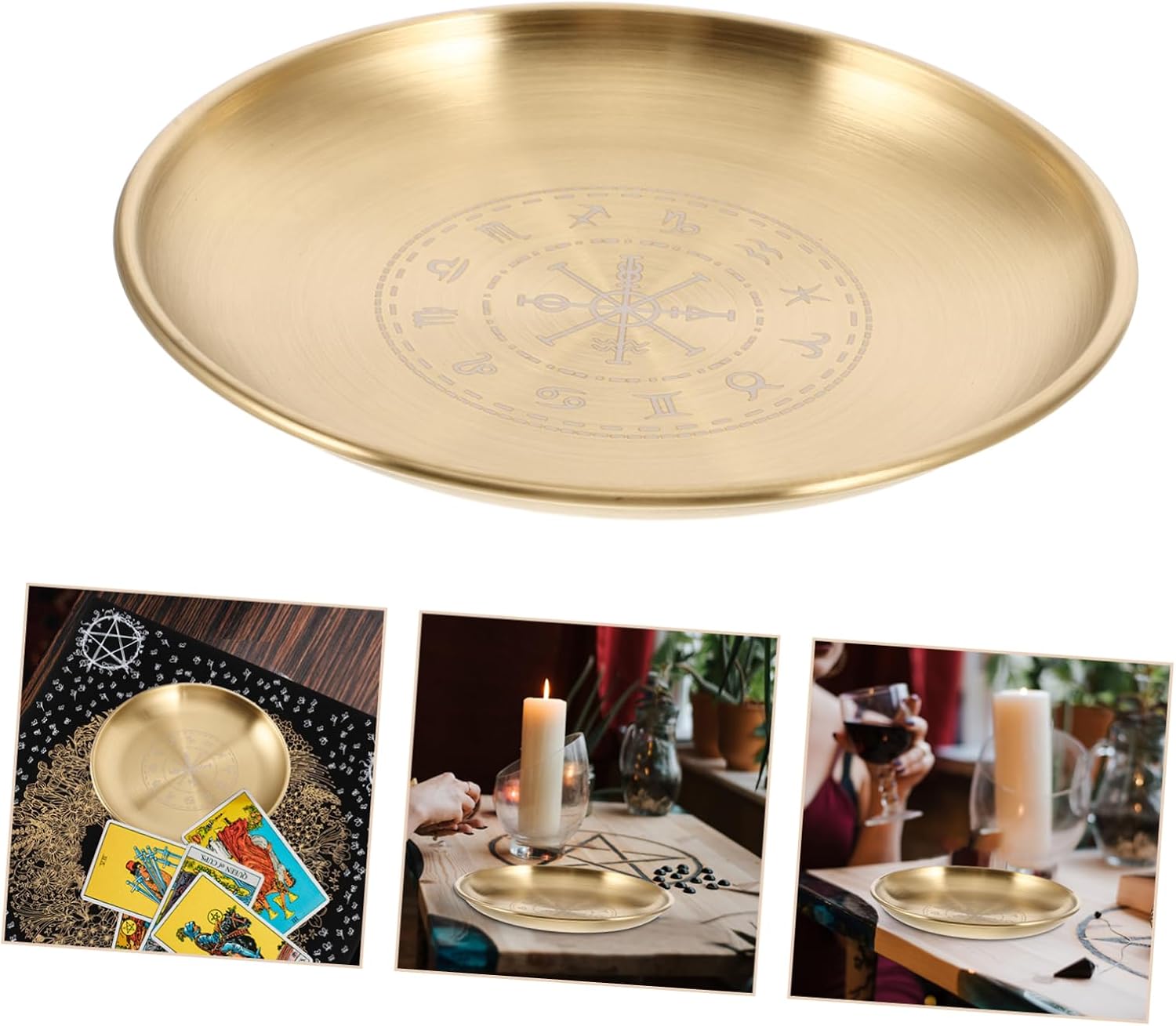 Zerodeko Altar Bowl for Wiccan Ritual and Tarot