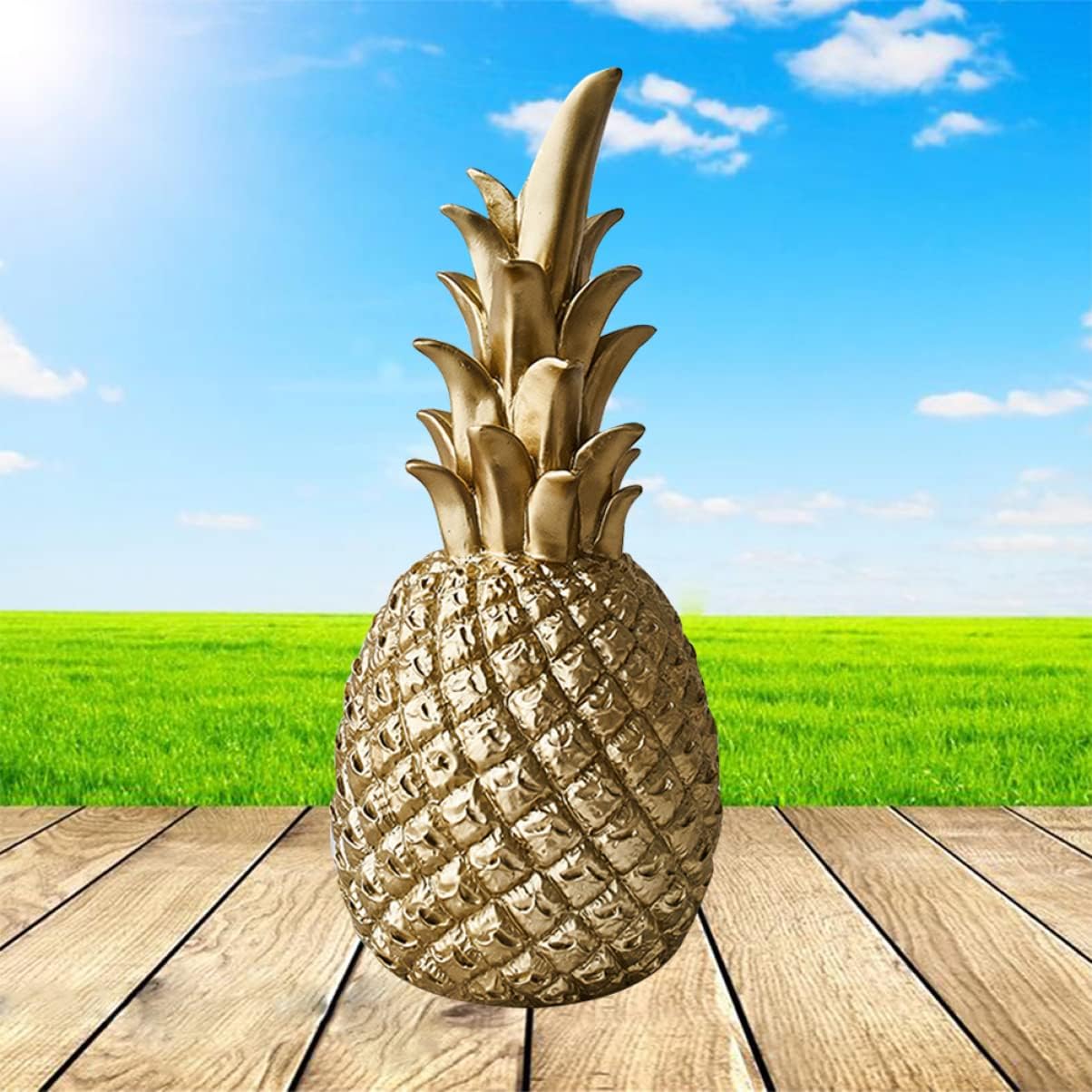 Resin Pineapple Desk Decor - Modern Farmhouse Style