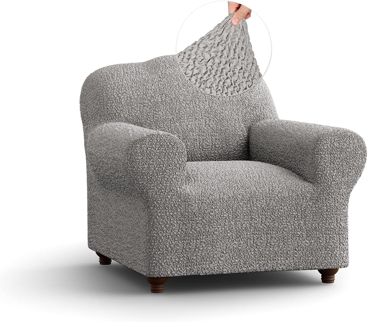 Mamma Mia Covers Chair Cover - 1-Piece Stretch Slipcover for Armchair