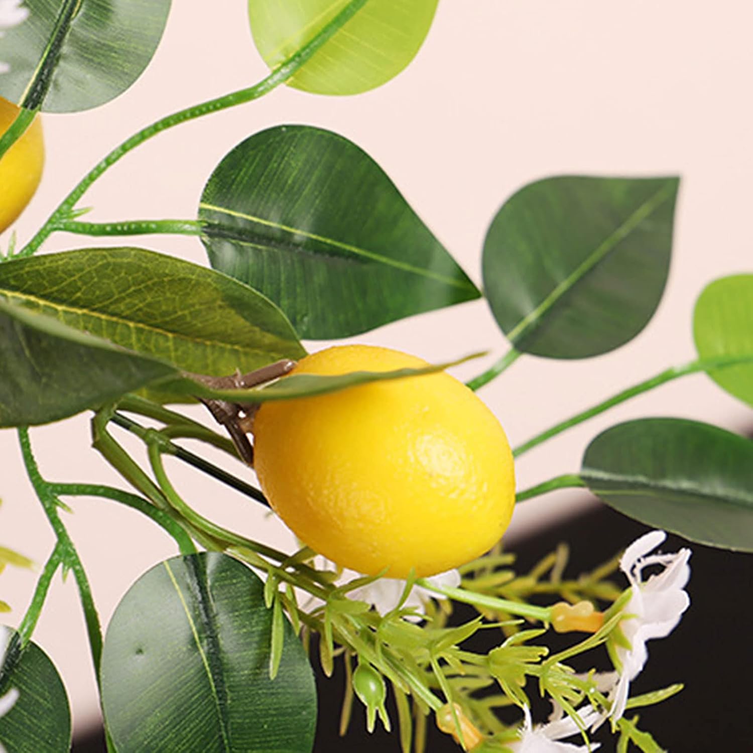 236in Artificial Lemon Daisy Swag Handmade