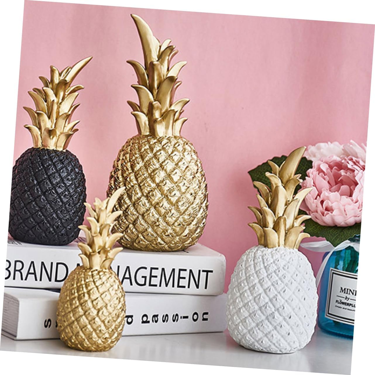 Amosfun Artificial Pineapple Decor for Home and Wedding Centerpieces