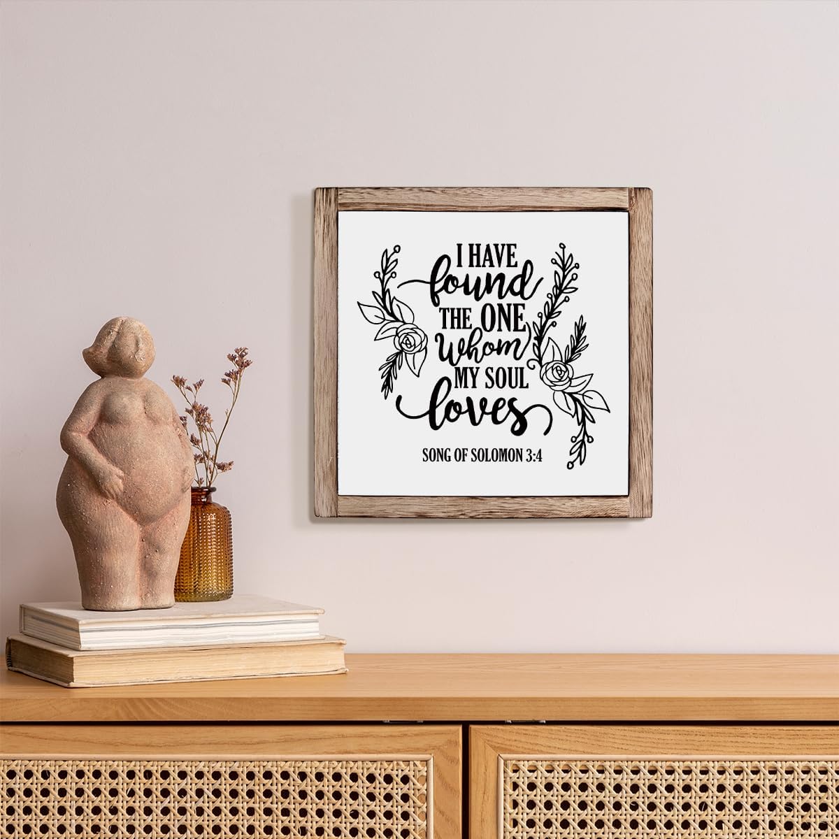 Biblical Love Scripture Wall Decor Christian Wedding Gift
