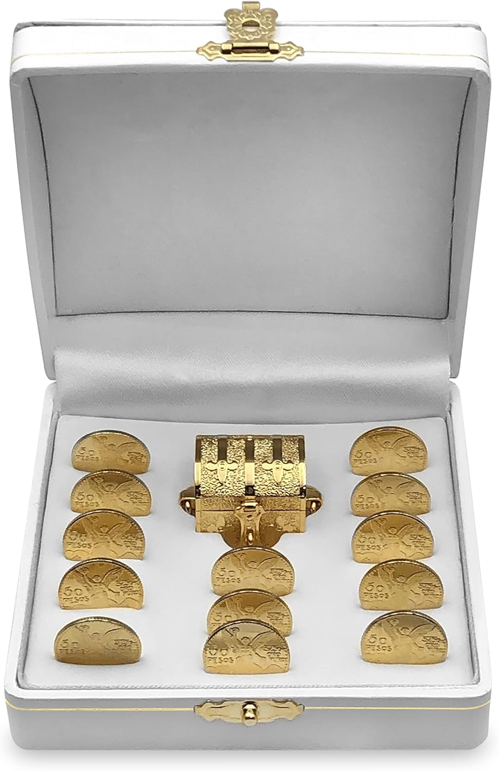 NH 24K Gold Plated Wedding Unity Coins Set