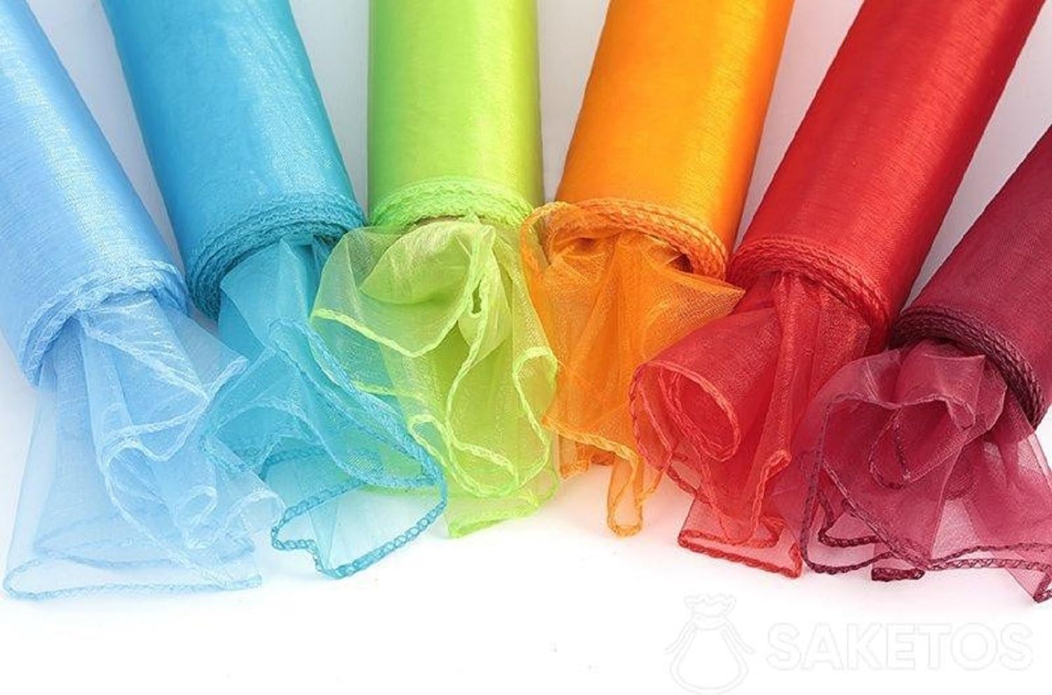 Elegant Organza Chair Sashes Pack of 10