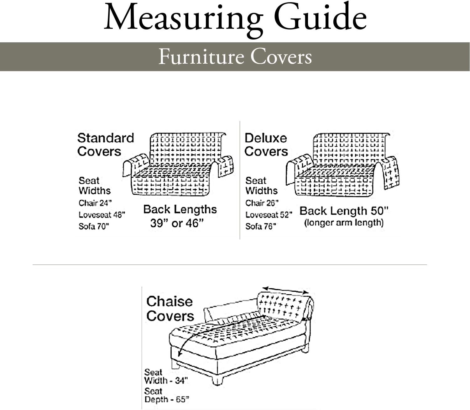 SureFit Home Decor Sofa Slipcover Universal Microfiber