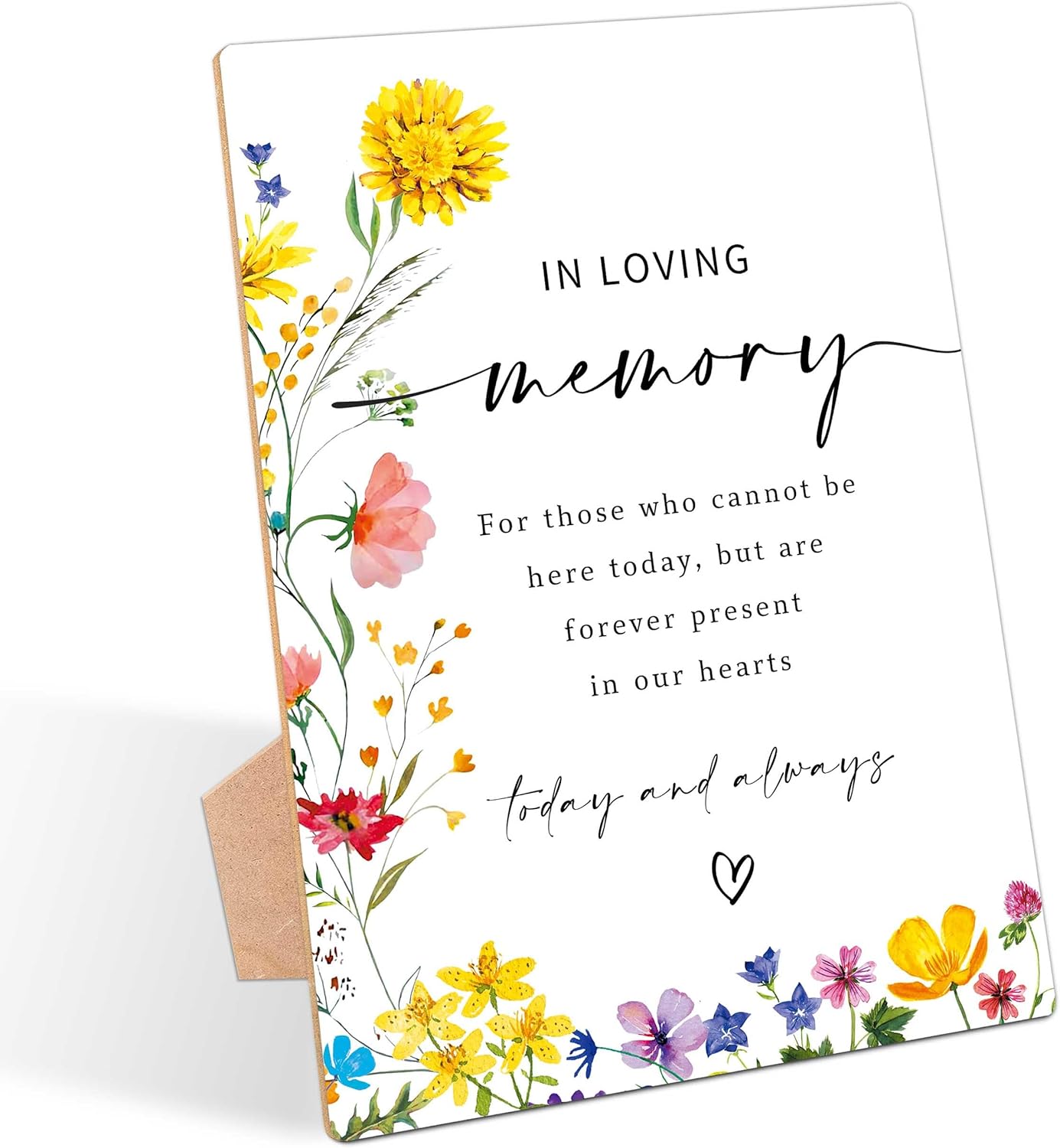 In Loving Memory Sign for Wedding Decorations