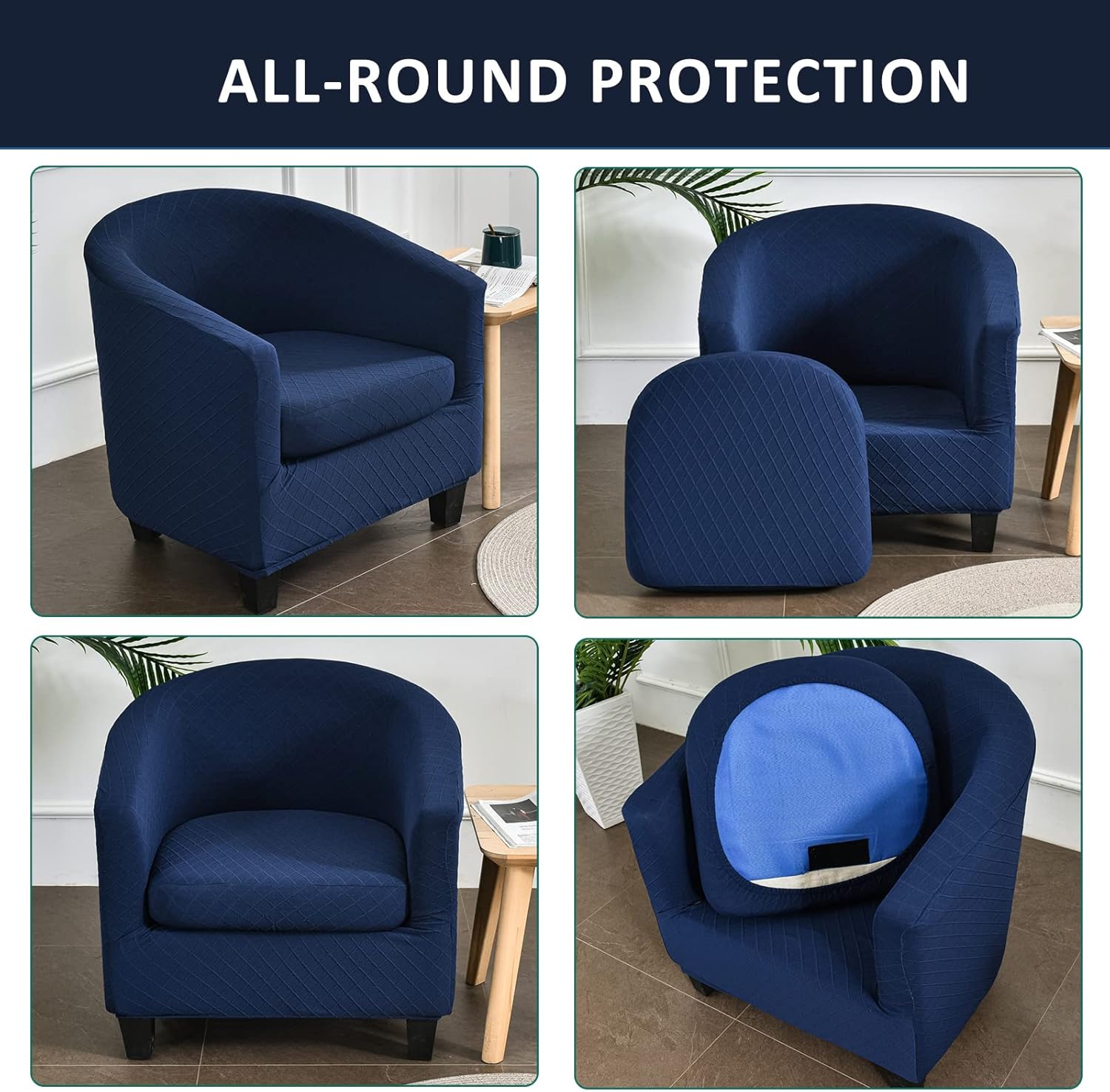 NILUOH Club Chair Slipcover 2 Piece