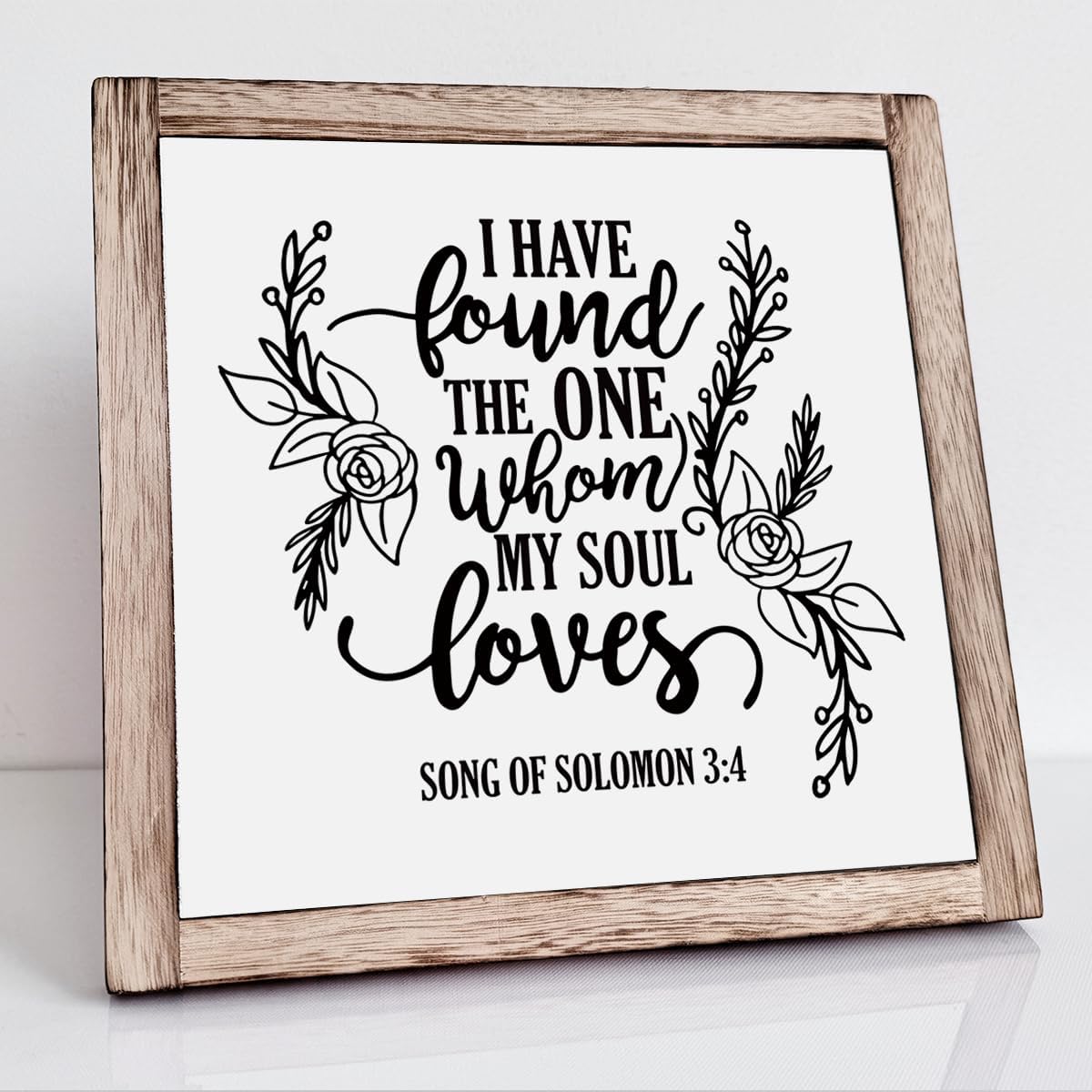 Biblical Love Scripture Wall Decor Christian Wedding Gift