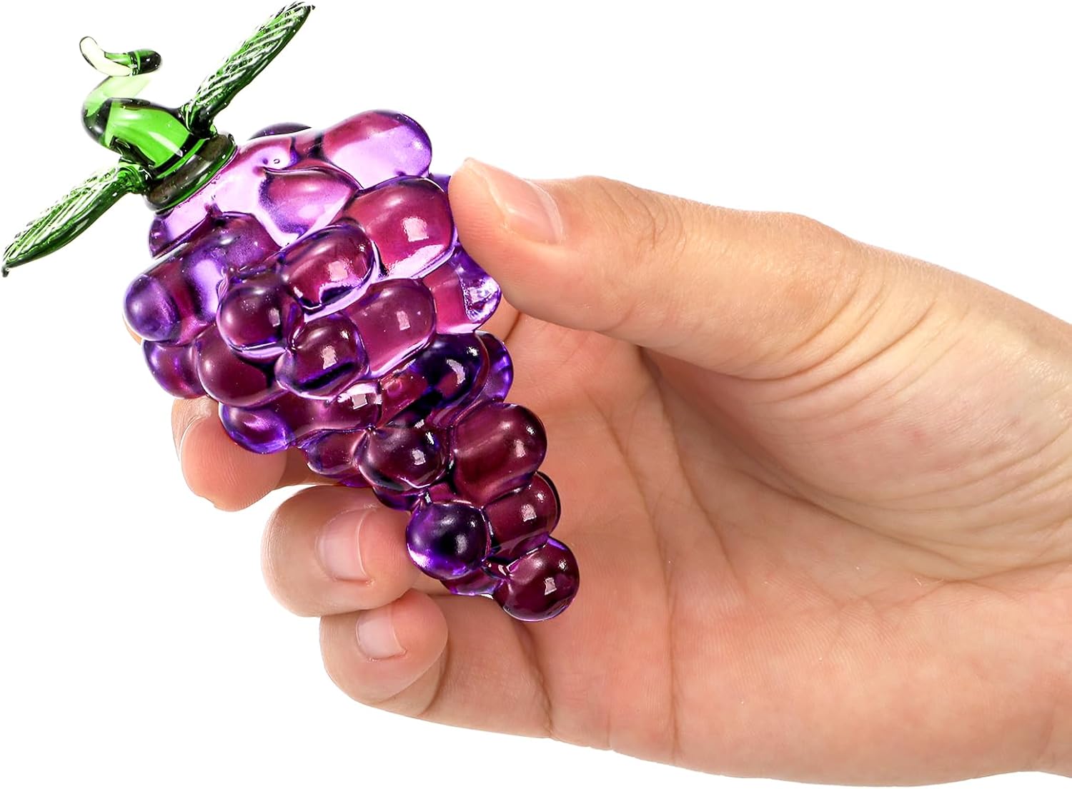 ZEAYEA 6 Piece Crystal Glass Fruit Set