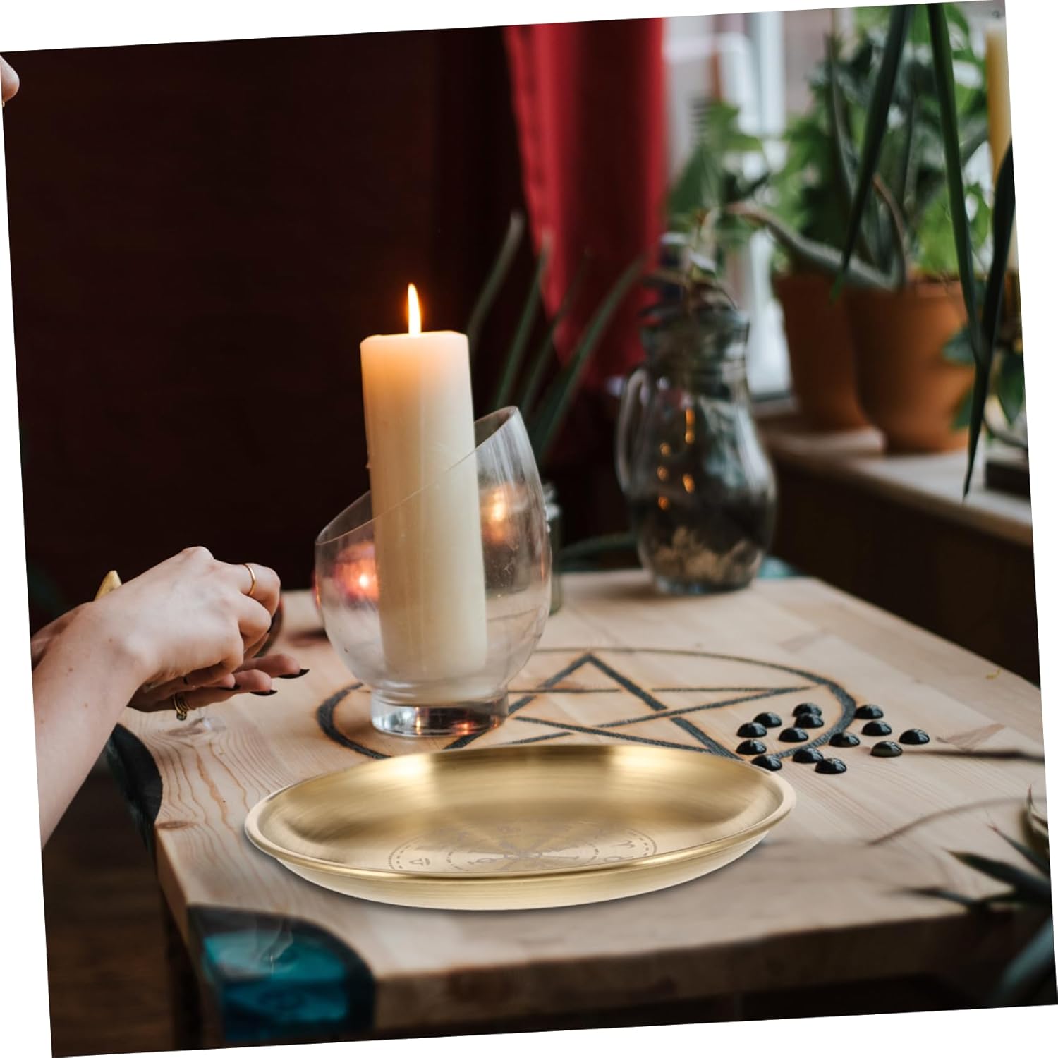 Zerodeko Altar Bowl for Wiccan Ritual and Tarot